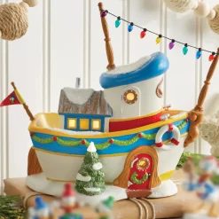 Clearance The Jolly Christmas Shop Department 56 Disney Christmas Village 34 Pc Everything Set