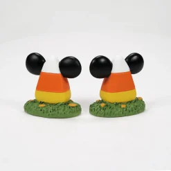 Best The Jolly Christmas Shop Department 56 Disney Mickey's Pumpkintown Candy Corn Topiaries 6013682