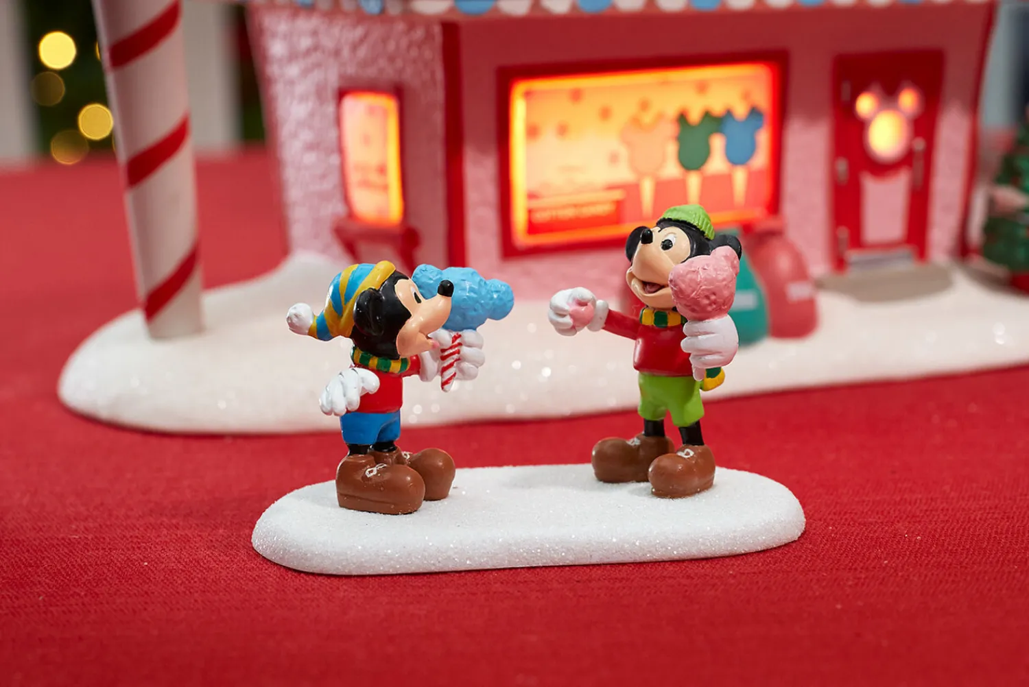 Clearance The Jolly Christmas Shop Department 56 Disney Village Cotton Candy Delight Figure 6001193