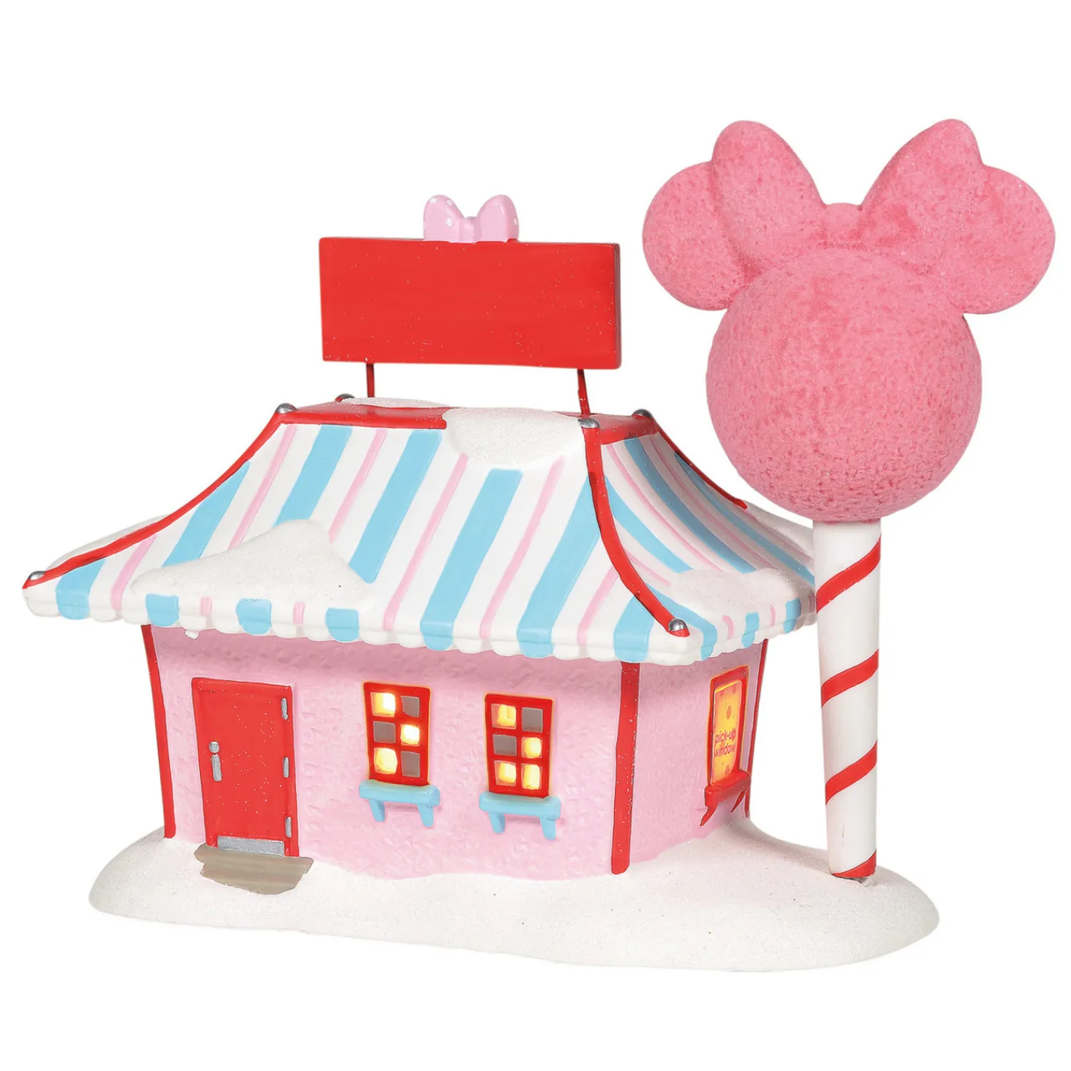 Outlet The Jolly Christmas Shop Department 56 Disney Village Minnie's Cotton Candy Shop Building 6001318