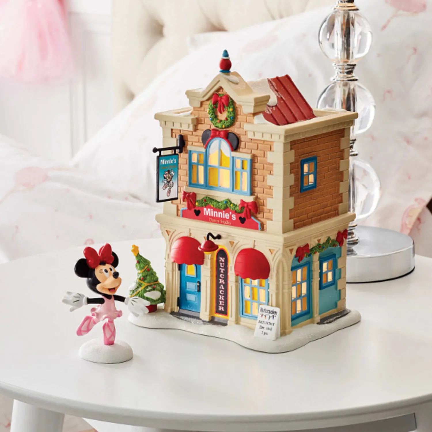 Outlet The Jolly Christmas Shop Department 56 Disney Village Minnie's Arabesque Figure 6007178