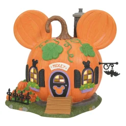 New The Jolly Christmas Shop Department 56 Disney Village Mickey's Pumpkintown House 6007726