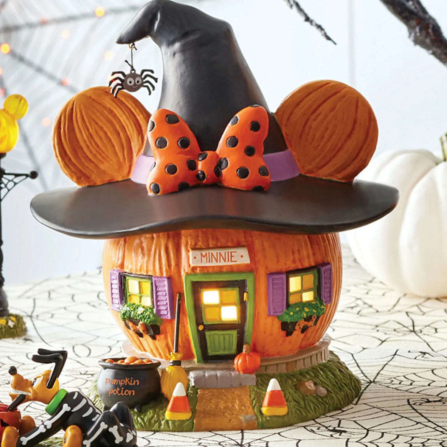 Hot The Jolly Christmas Shop Department 56 Disney Village Minnie's Pumpkintown House 6007727