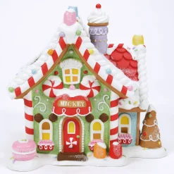 Outlet The Jolly Christmas Shop Department 56 Disney Village Mickey's Peppermint Villa Building 6013662