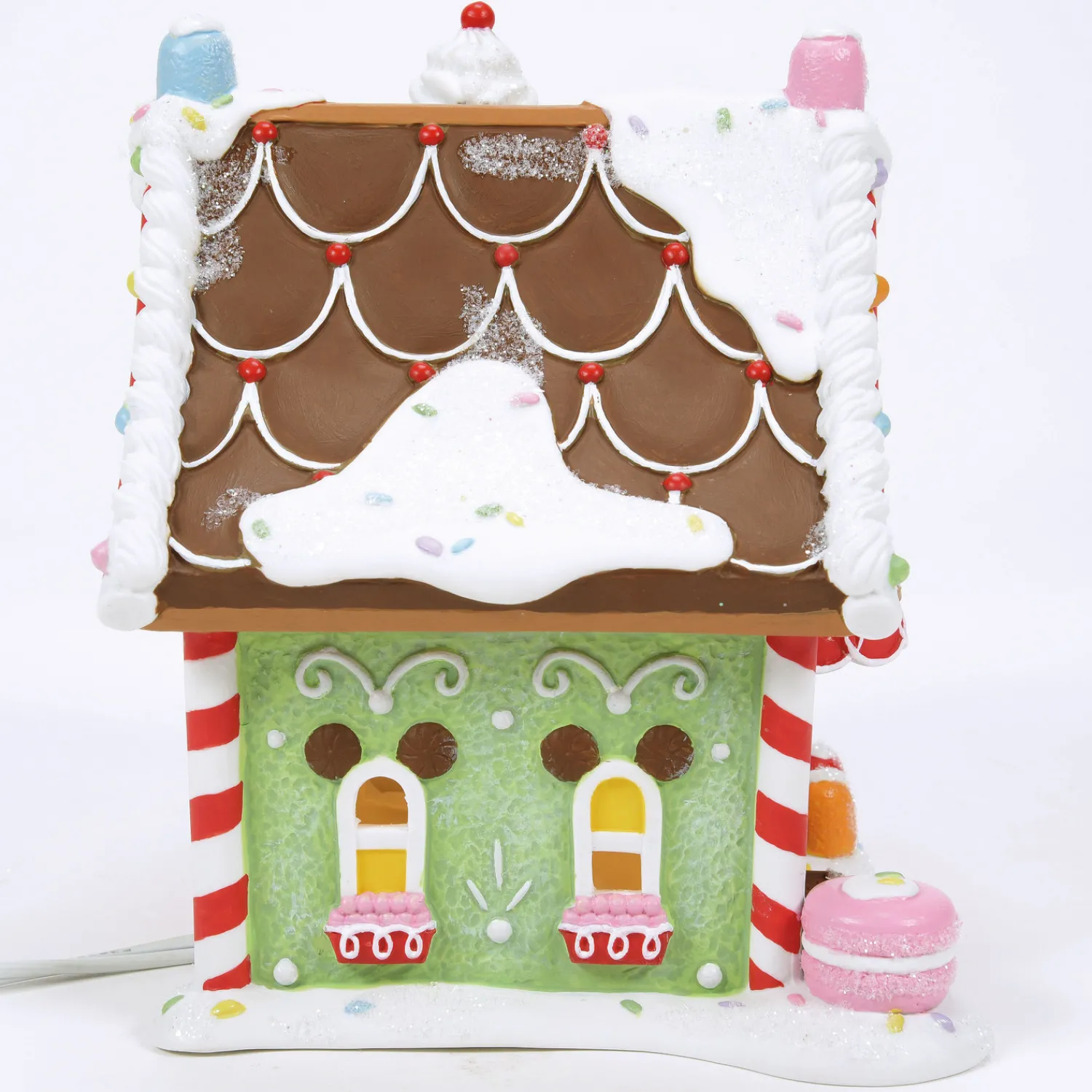 Outlet The Jolly Christmas Shop Department 56 Disney Village Mickey's Peppermint Villa Building 6013662