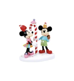 Hot The Jolly Christmas Shop Department 56 Disney Village Mickey & Minnie Share A Treat Figure 6013666