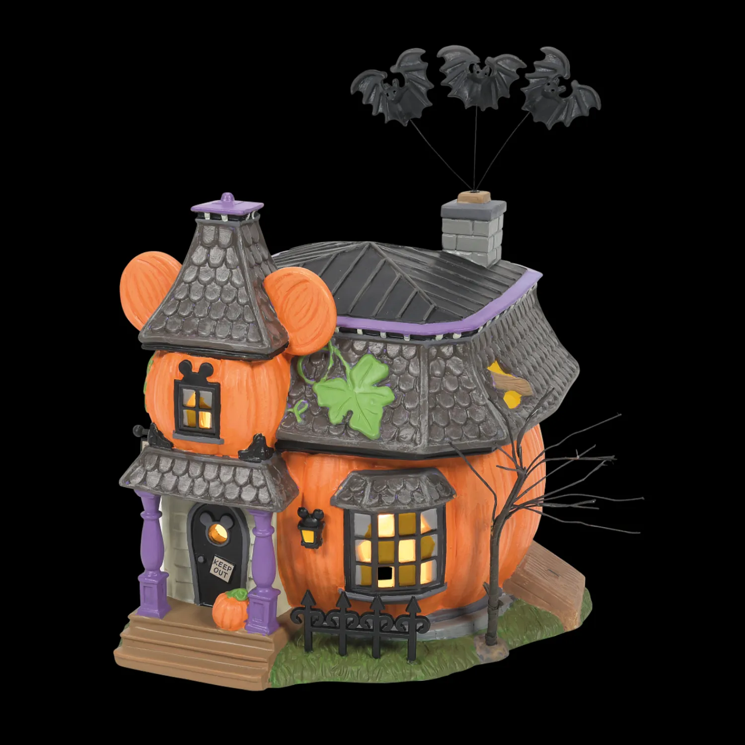The Jolly Christmas Shop Department 56 Disney's Halloween Village New For 2022 Mickey's Pumpkintown 3 Pc Set
