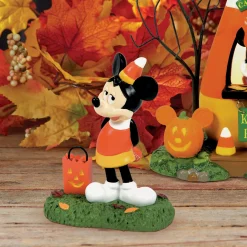 Hot The Jolly Christmas Shop Department 56 Disney's Halloween Village Mickey's Pumpkintown Mickey Buys A Ticket Figure 6013681