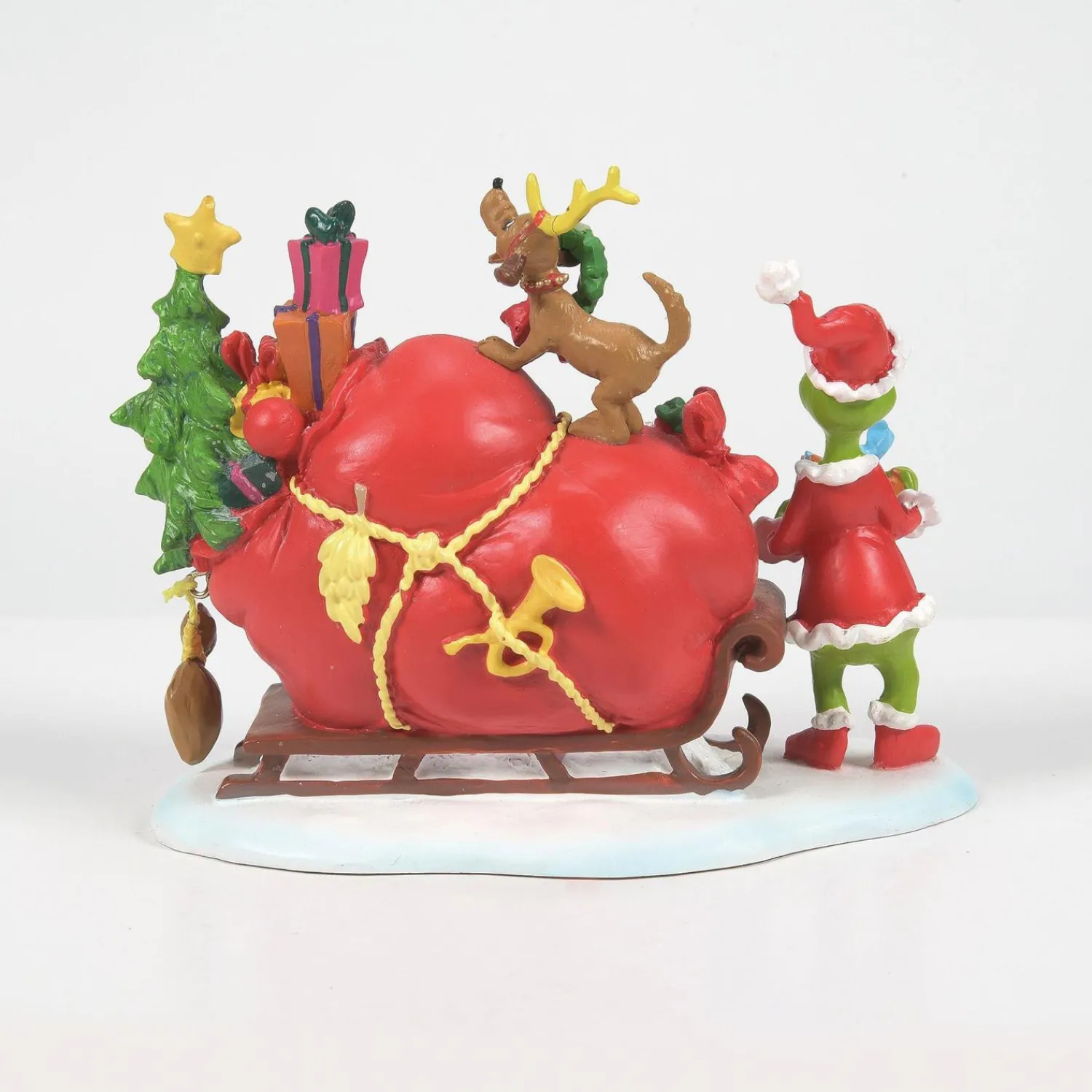 Hot The Jolly Christmas Shop Department 56 Grinch Village The Grinch's Small Heart Grew Figure 804158