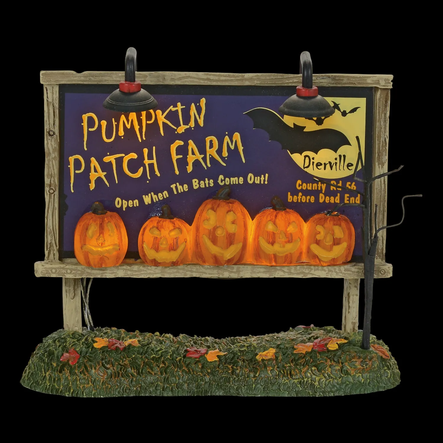 Hot The Jolly Christmas Shop Department 56 Halloween Village Pumpkin Patch Billboard 4057629