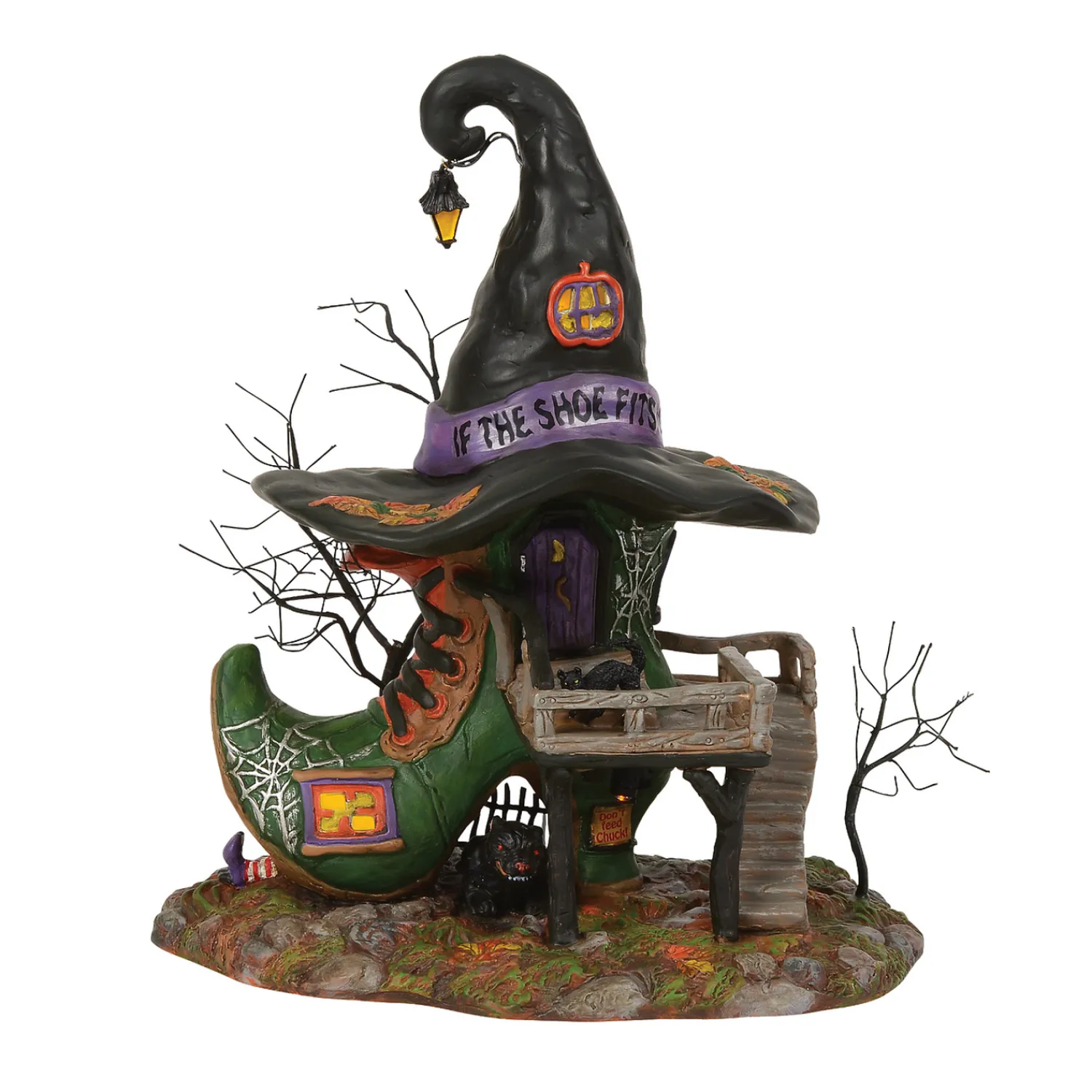 Outlet The Jolly Christmas Shop Department 56 Halloween Village Esmeralda's Shoe Shop 6000660