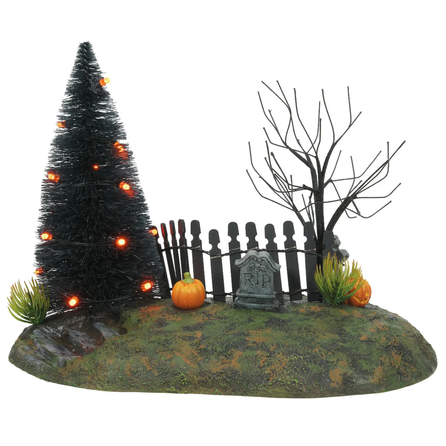 Outlet The Jolly Christmas Shop Department 56 Halloween Village Fright Night Lit Base 6007708