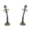 Sale The Jolly Christmas Shop Department 56 Halloween Village Purple Night Lights 6007714