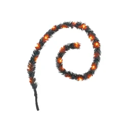 Outlet The Jolly Christmas Shop Department 56 Halloween Village Lighted Orange And Black Sisal Garland 6007715