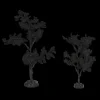 New The Jolly Christmas Shop Department 56 Halloween Village Set Of 2 Forboding Crowns Trees 6010463
