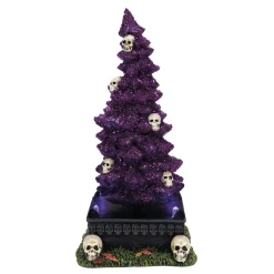 Discount The Jolly Christmas Shop Department 56 Halloween Village Haunted Skull Tree 6011468