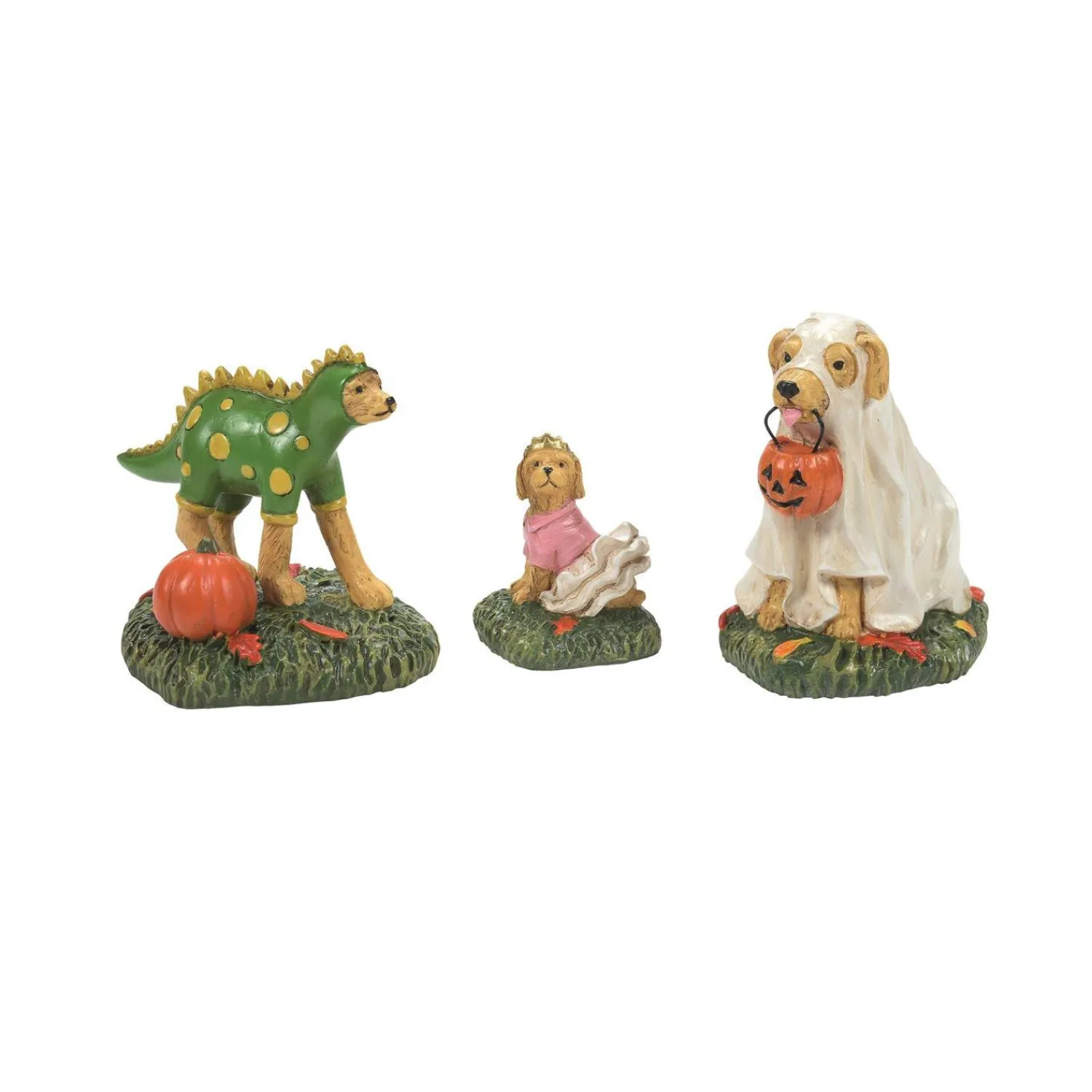 The Jolly Christmas Shop Department 56 Halloween Village Family Of Halloween Pups Figure 6012287