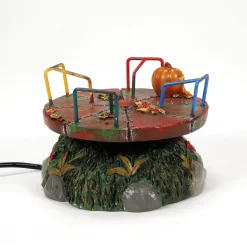 Sale The Jolly Christmas Shop Department 56 Halloween Village Scary Go-Round Animated Figure 6013644