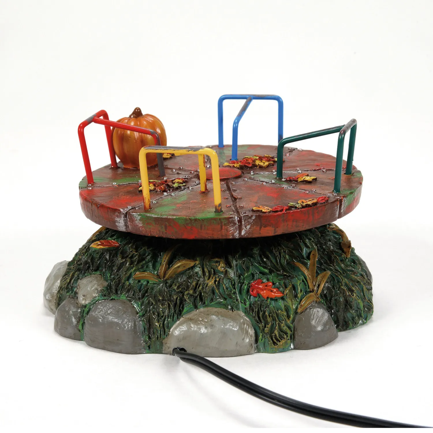 Sale The Jolly Christmas Shop Department 56 Halloween Village Scary Go-Round Animated Figure 6013644