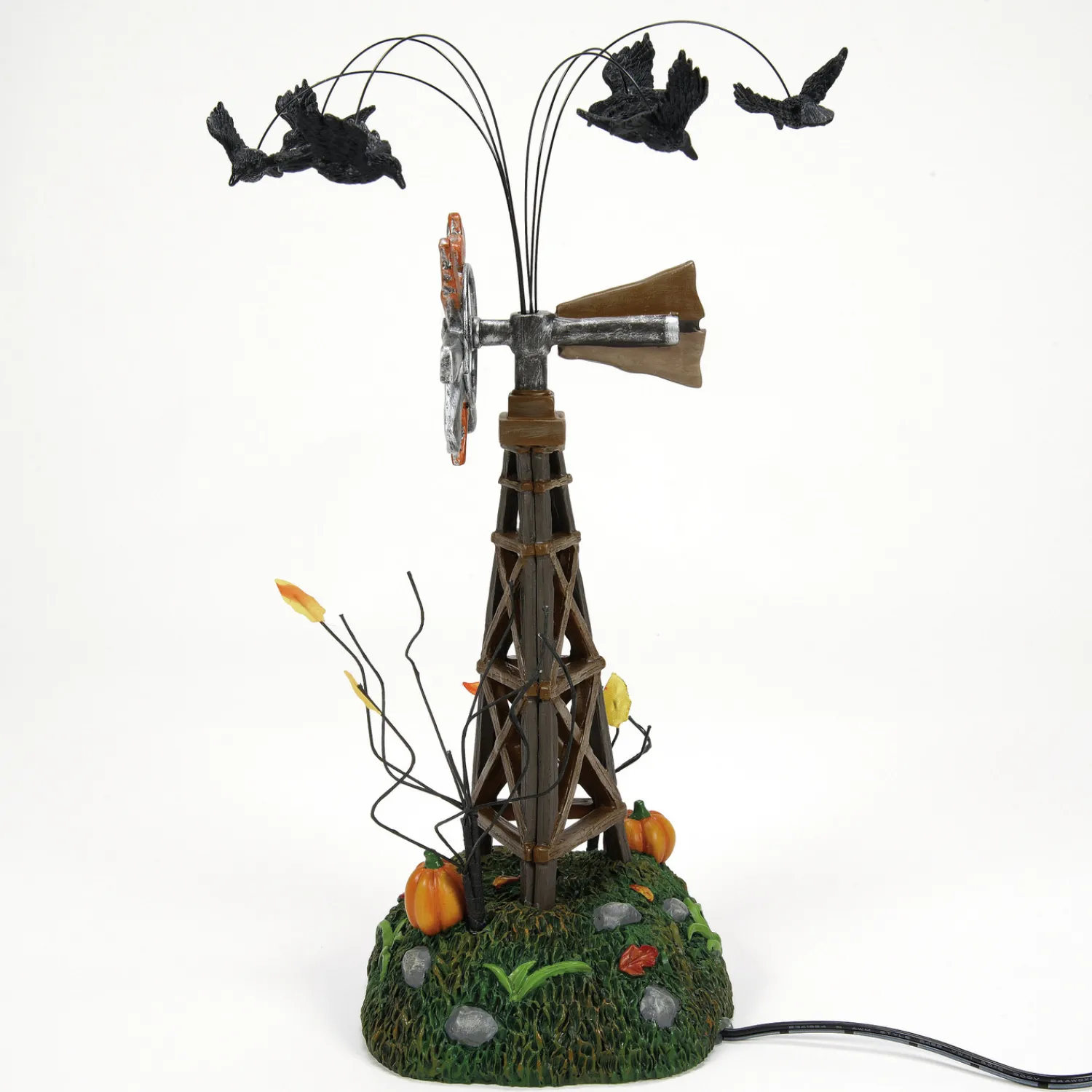 The Jolly Christmas Shop Department 56 Halloween Village Animated A Chill In The Air Weathervane 6013645