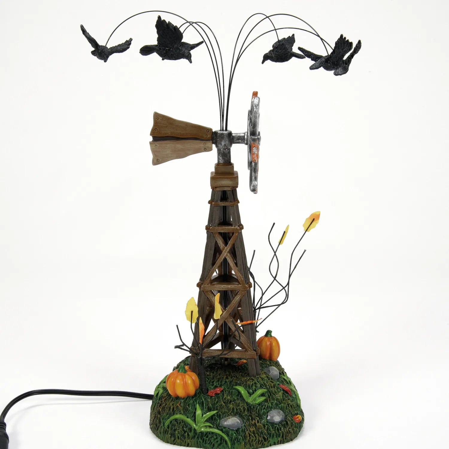 The Jolly Christmas Shop Department 56 Halloween Village Animated A Chill In The Air Weathervane 6013645