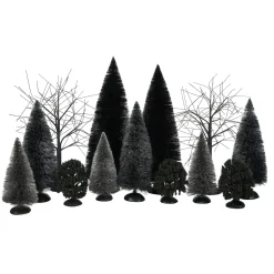 Discount The Jolly Christmas Shop Department 56 Halloween Village Dark Forest Landscape Set 6014707