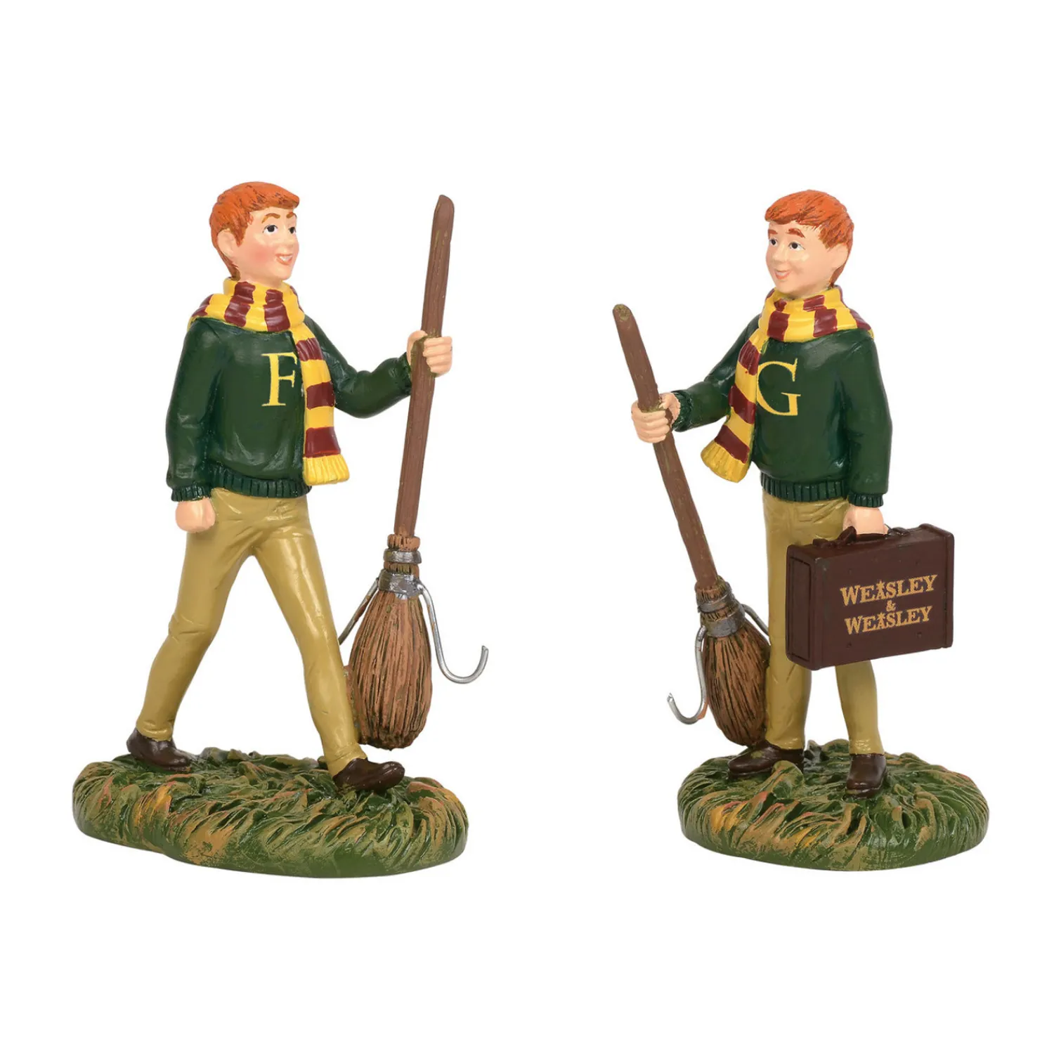 Best The Jolly Christmas Shop Department 56 Harry Potter Village Fred And George Weasley Figure 6003332