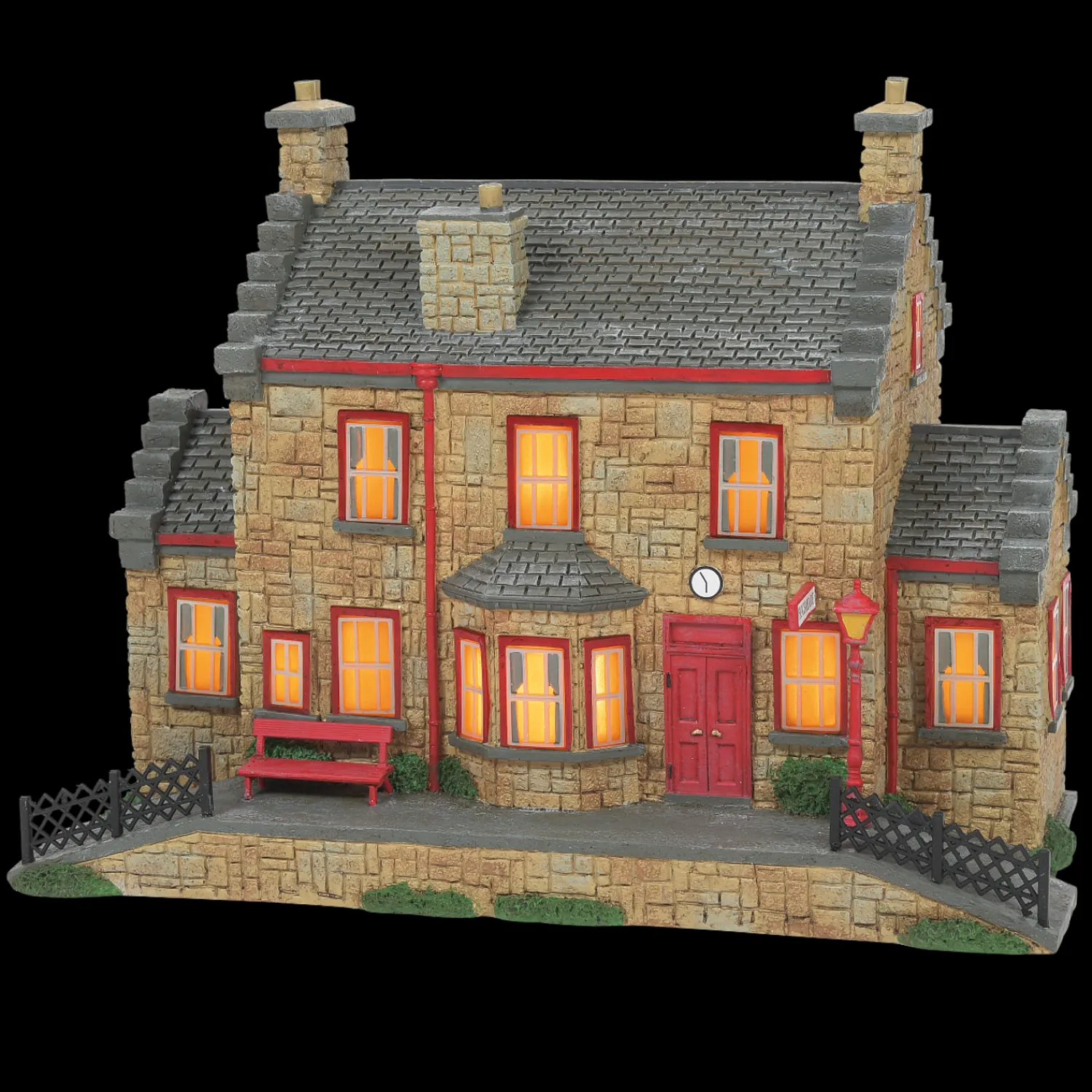 Sale The Jolly Christmas Shop Department 56 Harry Potter Village Hogsmeade Station Building 6009846