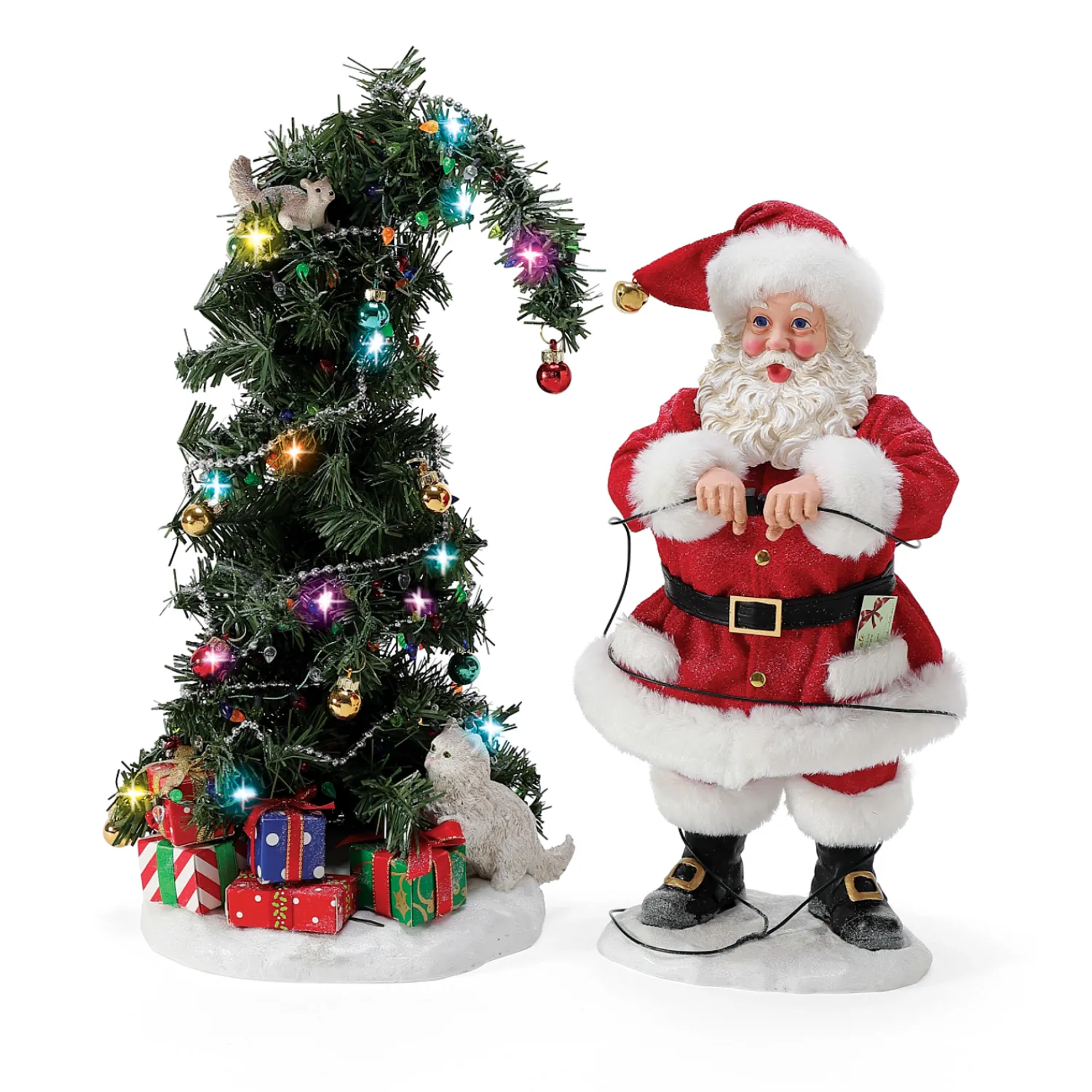 Discount The Jolly Christmas Shop Department 56 LED Lighted Possible Dreams Santa National Lampoon's Christmas Vacation Squirrel! 6010200