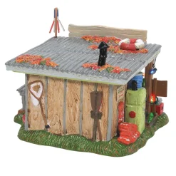 The Jolly Christmas Shop Department 56 National Lampoon's Christmas Vacation Selling The Bait Shop Building 6011426