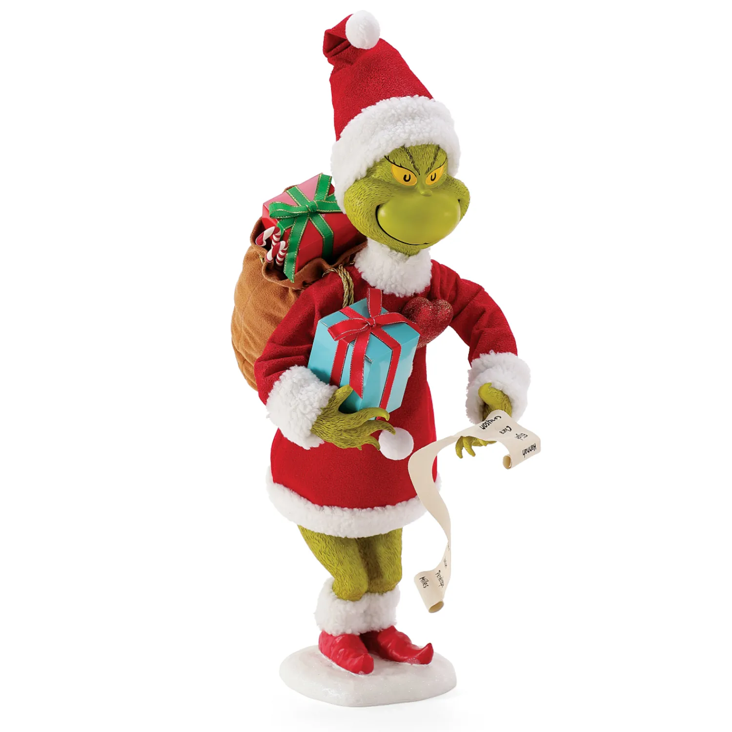 The Jolly Christmas Shop Department 56 Possible Dreams Grinch A Little Bit More Christmas Figure 6009677