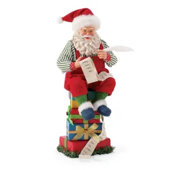 Online The Jolly Christmas Shop Department 56 Possible Dreams Santa Top Of The List 6010216