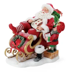 Outlet The Jolly Christmas Shop Department 56 Possible Dreams Santa A Long Winter's Night 6010218