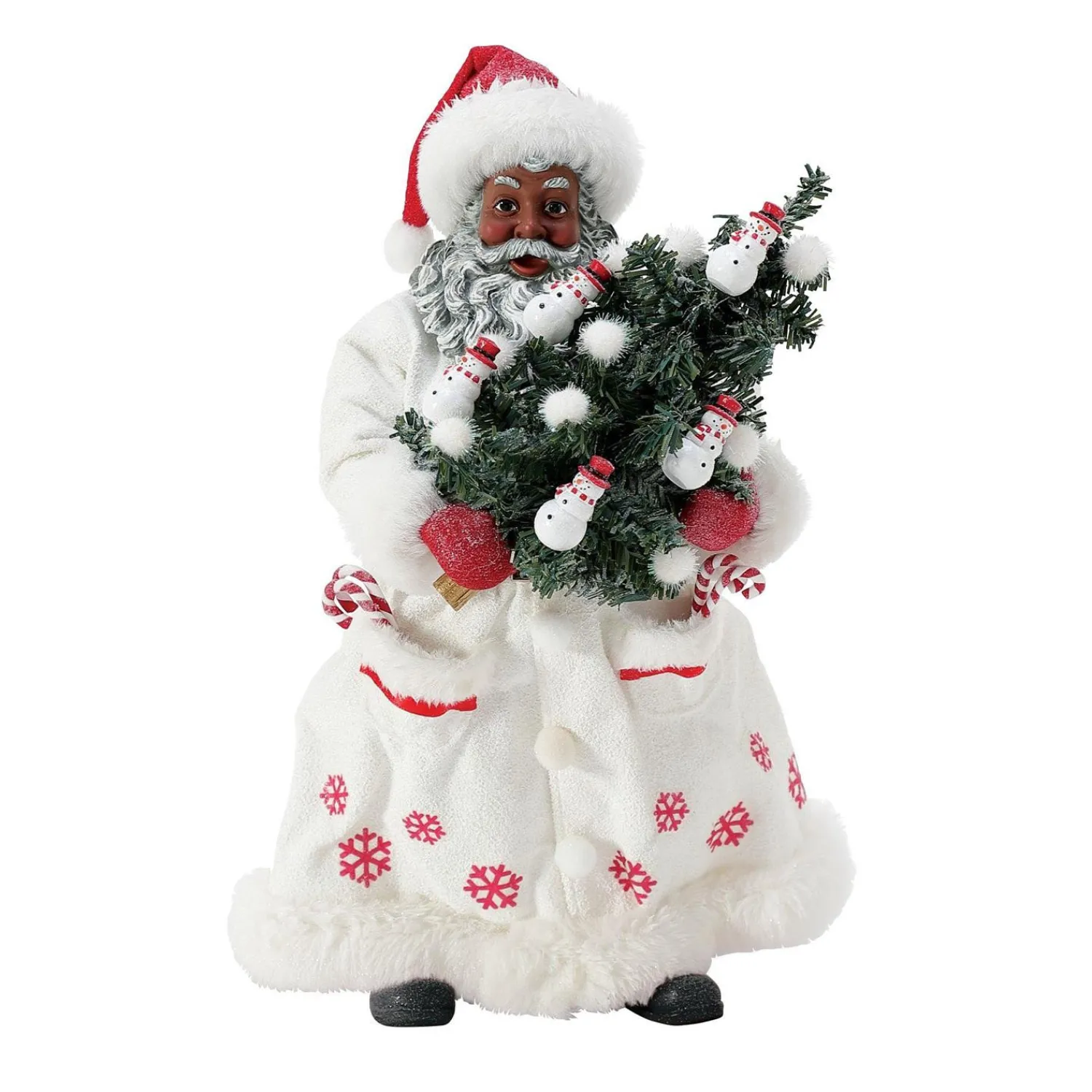 Hot The Jolly Christmas Shop Department 56 Possible Dreams African American Santa Snowy Wishes 6011842