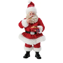 The Jolly Christmas Shop Department 56 Possible Dreams Hot Tamales Santa Figure 6012182