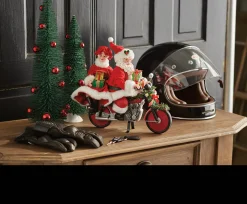 Best The Jolly Christmas Shop Department 56 Possible Dreams Santa On Any Sunday Motorcycle Figure 6012222