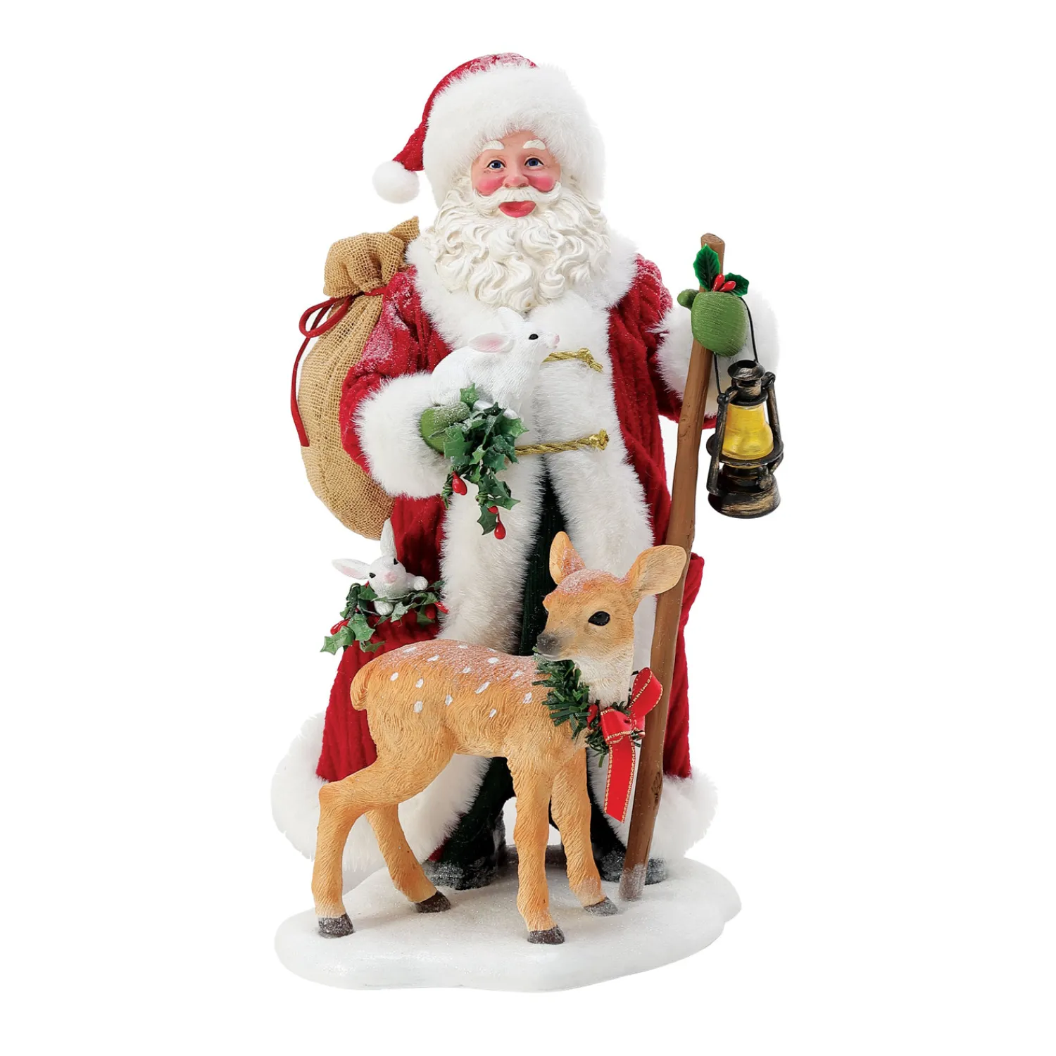 Clearance The Jolly Christmas Shop Department 56 Possible Dreams Santa Christmas Critters Figure 6013884