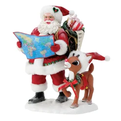 Hot The Jolly Christmas Shop Department 56 Possible Dreams Santa Ready, Rudolph? Figure 6013935