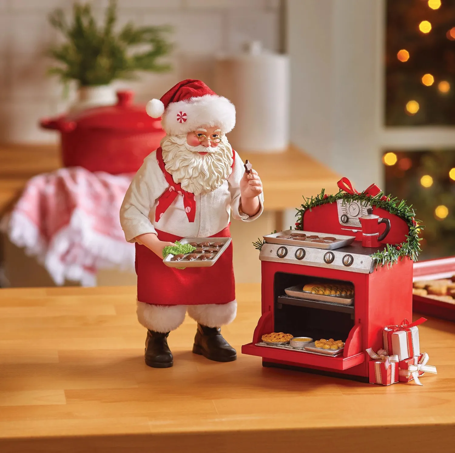 Online The Jolly Christmas Shop Department 56 Possible Dreams Santa Baking Christmas Memories 6014772