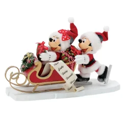 Sale The Jolly Christmas Shop Department 56 Possible Dreams Mickey Mouse And Minnie Fun On Ice Figure 6014775