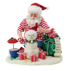 The Jolly Christmas Shop Department 56 Possible Dreams Santa Another Day In Paradise Figure 6014787
