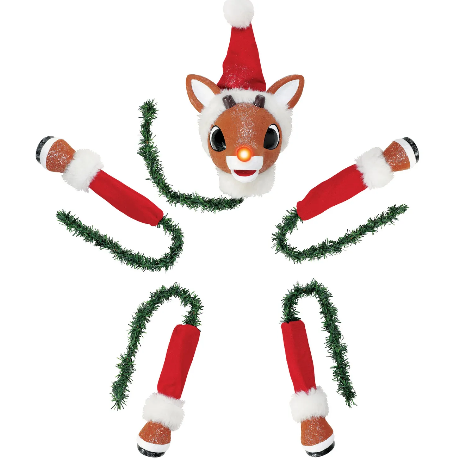 Outlet The Jolly Christmas Shop Department 56 Possible Dreams Rudolph In A Cinch Christmas Tree Accessory 6015180