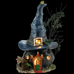 Online The Jolly Christmas Shop Department 56 Snow Village Halloween Toads & Frogs Witchcraft Haunt Building 4036591