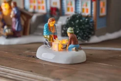 Clearance The Jolly Christmas Shop Department 56 Snow Village Christmas Eve Preparations Figure 6009703