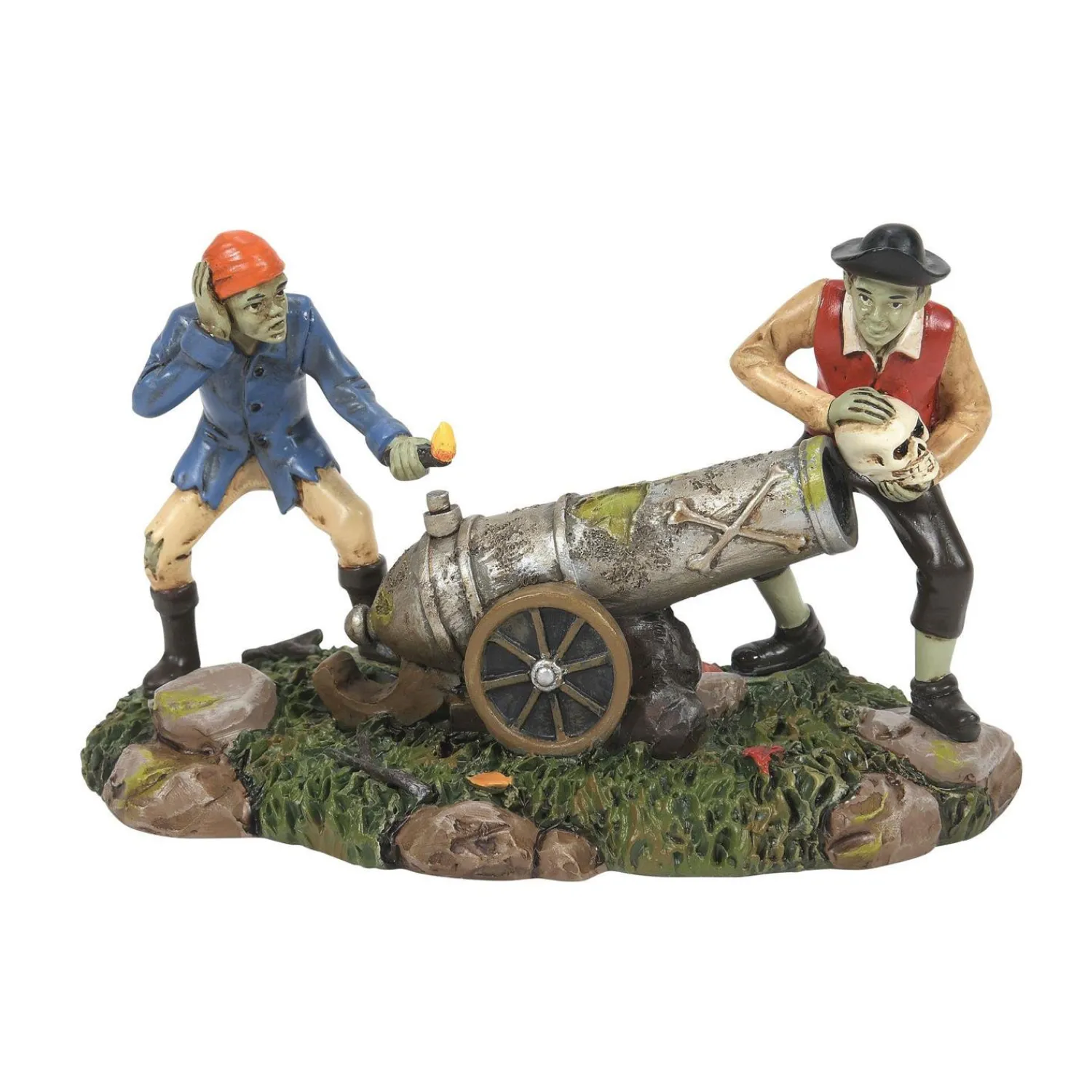 Clearance The Jolly Christmas Shop Department 56 Snow Village Halloween Explosive Skullduggery Figure 6011441