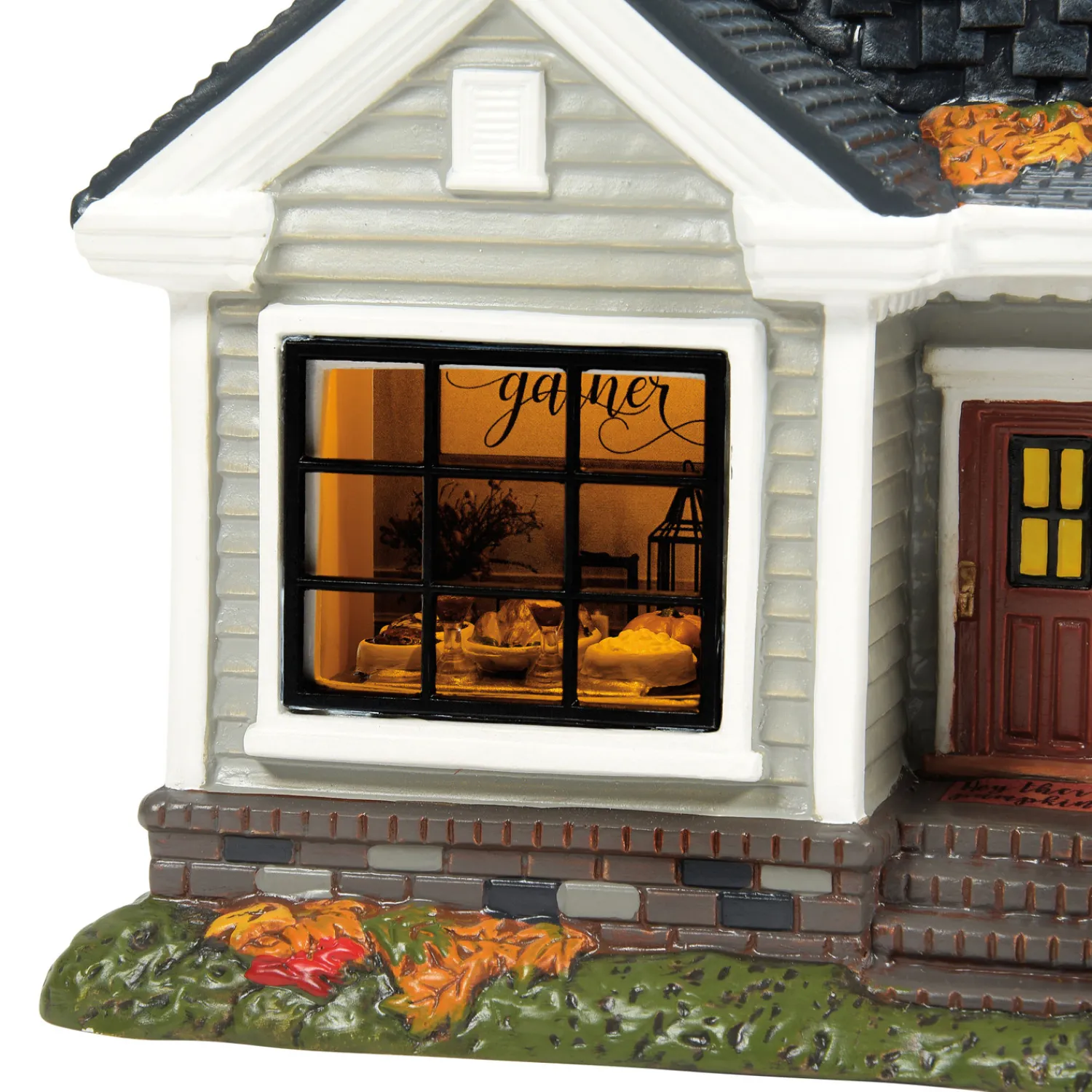 Outlet The Jolly Christmas Shop Department 56 Snow Village First Edition Gather 'Round For Thanksgiving Building 6013600FE