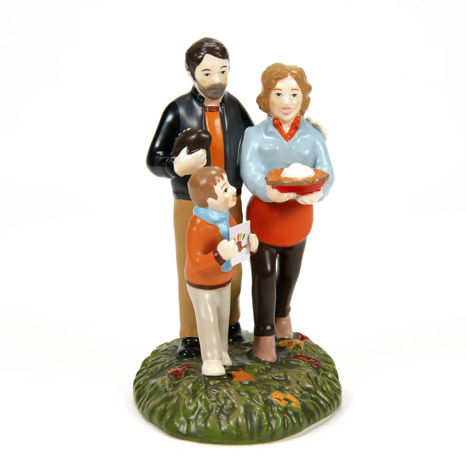 New The Jolly Christmas Shop Department 56 Snow Village Halloween Touchdowns, Turkey & Pie Figure 6013601