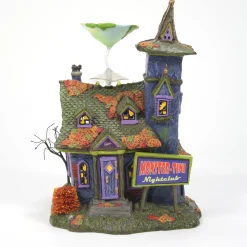 Outlet The Jolly Christmas Shop Department 56 Snow Village Halloween Monstertini's Nightclub Building 6013602
