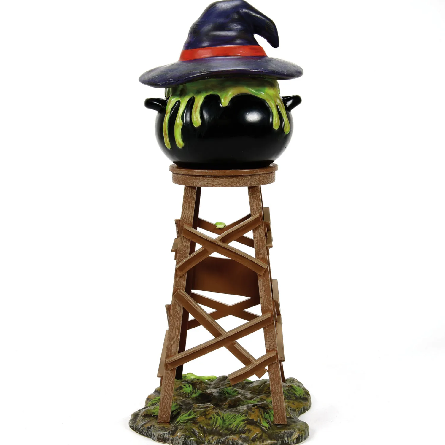 Discount The Jolly Christmas Shop Department 56 Snow Village Halloween Witch Hollow Watertower 6013639