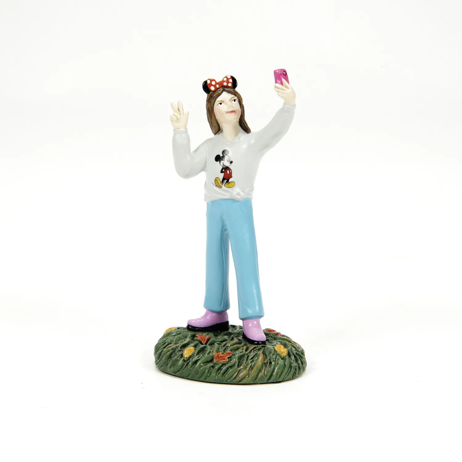 Online The Jolly Christmas Shop Department 56 Snow Village Halloween Visiting The Park Disney Figure 6014559